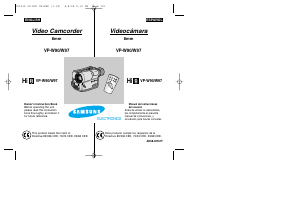 Manual de uso Samsung VP-W95D Videocámara