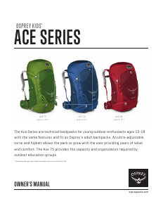 Handleiding Osprey Ace 38 Rugtas