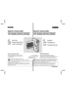 Bedienungsanleitung Samsung VP-X210LC Camcorder