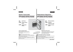 Manual de uso Samsung VP-X220L Videocámara