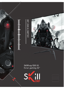 Mode d’emploi SkillKorp E20-32 Moniteur LED