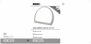 Bedienungsanleitung LivarnoLux IAN 280564 Tageslichtlampe