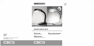 Manual LivarnoLux IAN 110607 Lamp