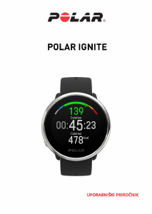 Priročnik Polar Ignite Športna ura