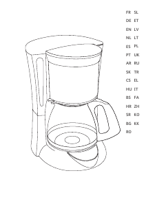 Bedienungsanleitung Tefal CM171810 Kaffeemaschine