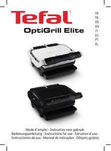 Manual de uso Tefal GC750810 OptiGrill Elite Grill de contacto