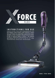 Kullanım kılavuzu Tefal TY9639HO X-Force Flex Elektrikli süpürge