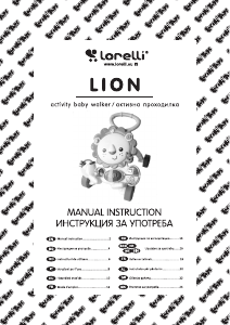 Manual Lorelli Lion Baby Walker