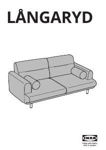 Használati útmutató IKEA LANGARYD (90x198x82) Kanapé