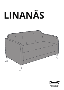 Kasutusjuhend IKEA LINANAS (80x137x77) Diivan