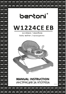 Manual Bertoni W1224CE EB Baby Walker