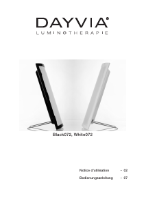 Mode d’emploi Dayvia Black072 Lampe de luminothérapie