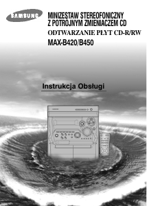 Instrukcja Samsung MAX-B420 Odtwarzacz CD