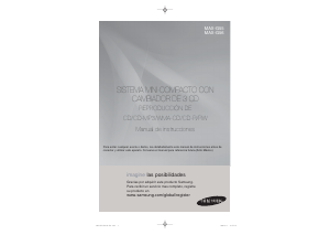 Manual de uso Samsung MAX-G55 Reproductor de CD