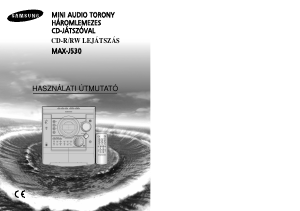 Használati útmutató Samsung MAX-J530 CD-lejátszó