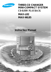 Handleiding Samsung MAX-L82 CD speler