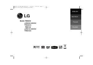 Manual LG FBD103 Stereo-set