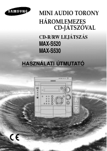 Használati útmutató Samsung MAX-S520 CD-lejátszó