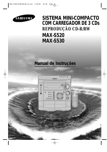 Manual Samsung MAX-S530 Leitor de CD