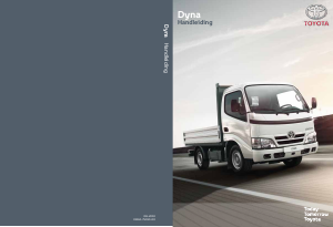 Handleiding Toyota Dyna (2010)