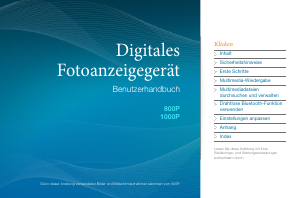 Bedienungsanleitung Samsung 1000P Digitaler bilderrahmen