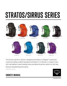 Manual Osprey Sirrus 34 Backpack