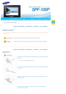 Manual de uso Samsung SPF-105P Marco digital