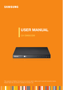 Manual Samsung GX-SM660SM Digital Receiver