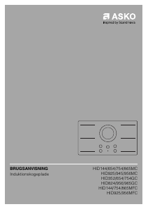Brugsanvisning Asko HID956MFC Kogesektion