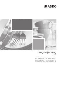Brugsanvisning Asko OCS8637S Ovn