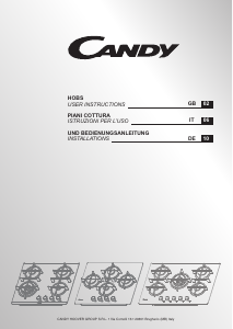 Manual Candy CMCSG74WW Hob