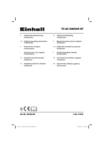 Manual de uso Einhell TC-AC 200/24/8 OF Compresor