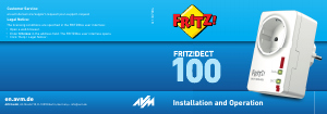 Bedienungsanleitung Fritz! 100 DECT Repeater