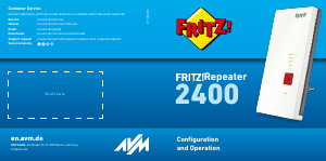 Manual Fritz! 2400 Range Extender