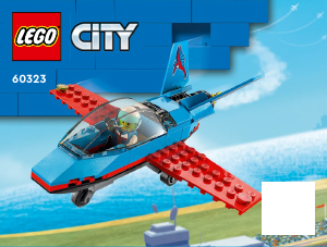 Manual Lego set 60323 City Stunt plane