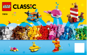 Manuál Lego set 11018 Classic Kreativní zábava v oceánu