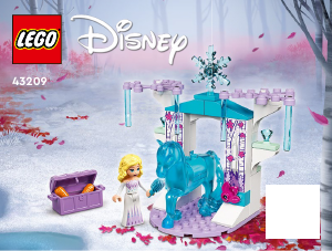 Manual de uso Lego set 43209 Disney Pricess Elsa y el Establo de Hielo del Nokk