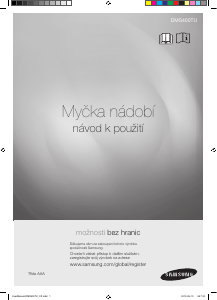 Manuál Samsung DMS400TUB/XEO Myčka na nádobí