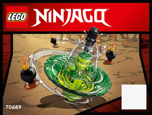 Instrukcja Lego set 70689 Ninjago Szkolenie wojownika Spinjitzu Lloyda