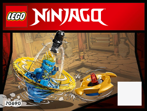 Használati útmutató Lego set 70690 Ninjago Jay Spinjitzu nindzsa tréningje