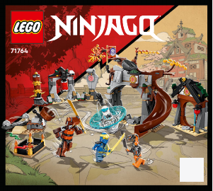 Használati útmutató Lego set 71764 Ninjago Nindzsa tréningközpont