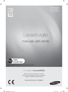 Manuale Samsung DW-BG970B Lavastoviglie