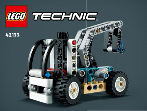 Manual Lego set 42133 Technic Carregadora Telescópica
