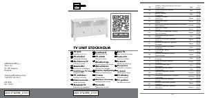 Bedienungsanleitung Livarno IAN 374398 Stockholm TV-möbel