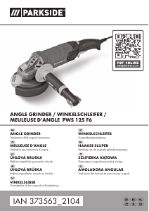 Manual de uso Parkside PWS 135 F6 Amoladora angular