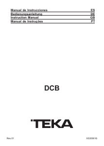 Bedienungsanleitung Teka DCB 907 Dunstabzugshaube