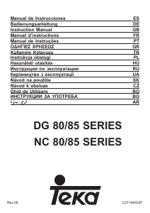 Manual Teka DG 750 Cooker Hood