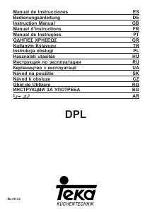 Handleiding Teka DPL 989 T Afzuigkap