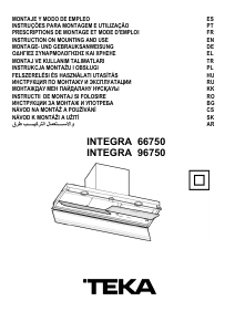 Manual de uso Teka INTEGRA 96750 Campana extractora