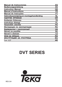 Manual Teka DVT 780 Cooker Hood